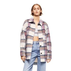 ZARA PLAID OVERSHIRT